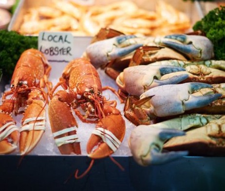 Лобстеры в Сент Хельер